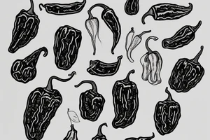 A chilli pepper, minimalist style tattoo idea
