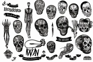 Neighborhood with a dead man tattoo idea