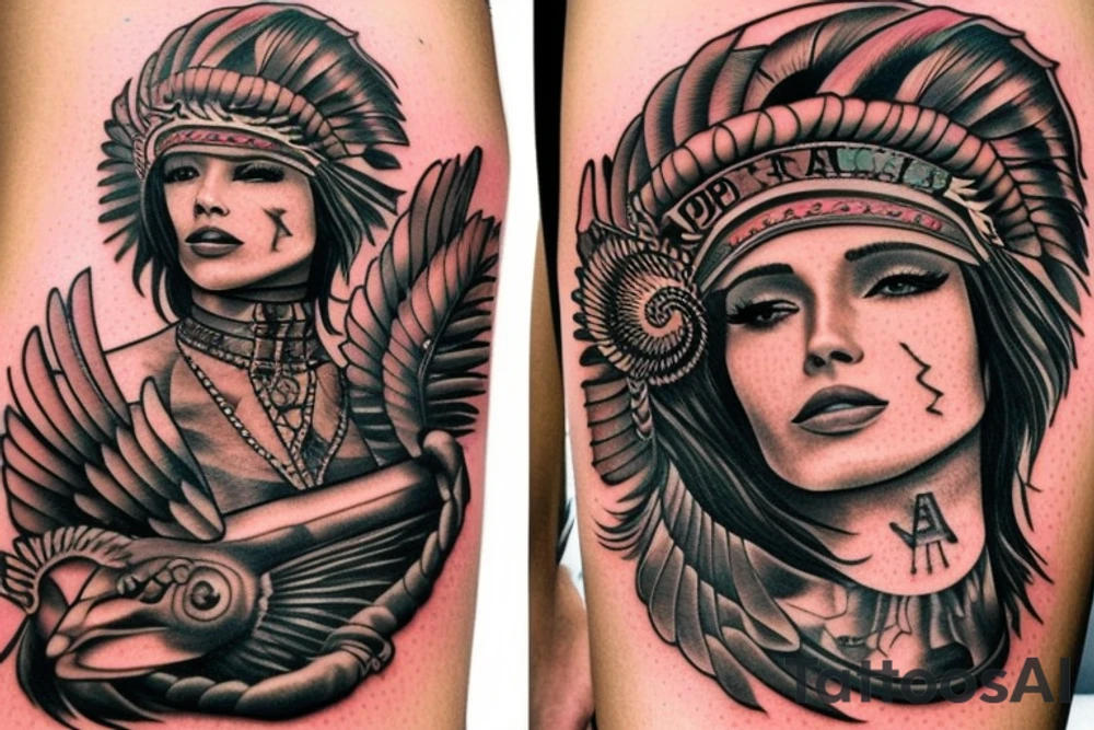indian motorcycle tattoo idea