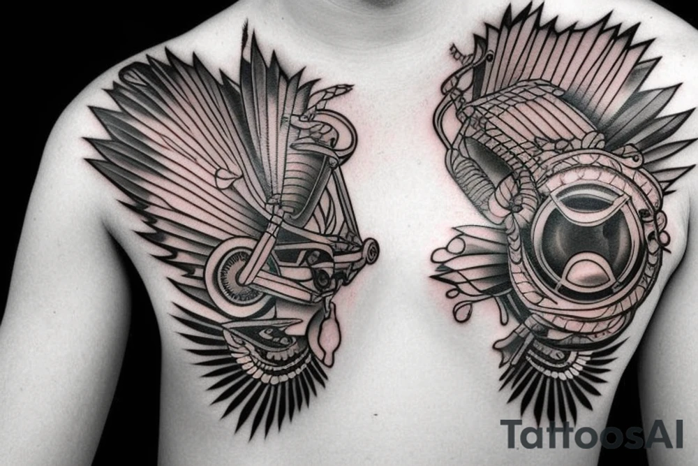 indian motorcycle tattoo idea