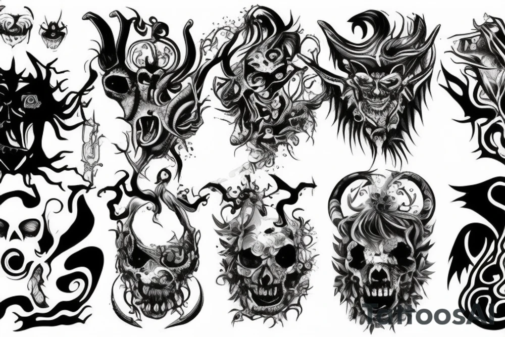 demon tattoo idea