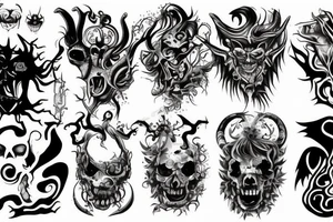 demon tattoo idea