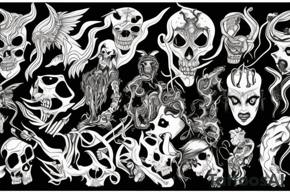 demon tattoo idea