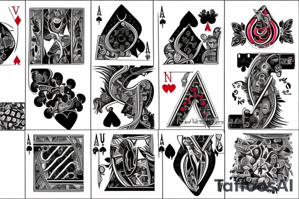Vegas themed, spade with the number 24 tattoo idea