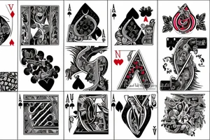 Vegas themed, spade with the number 24 tattoo idea