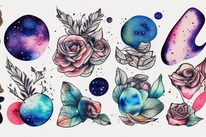 Wałęsa and Milky way tattoo idea