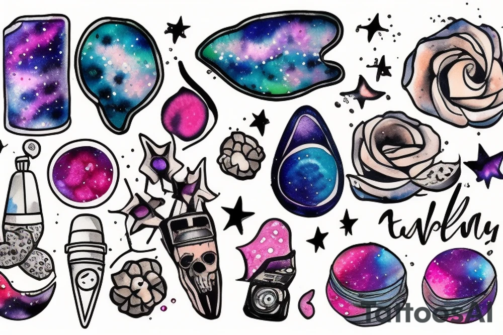 Wałęsa and Milky way tattoo idea