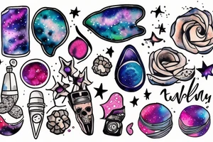 Wałęsa and Milky way tattoo idea