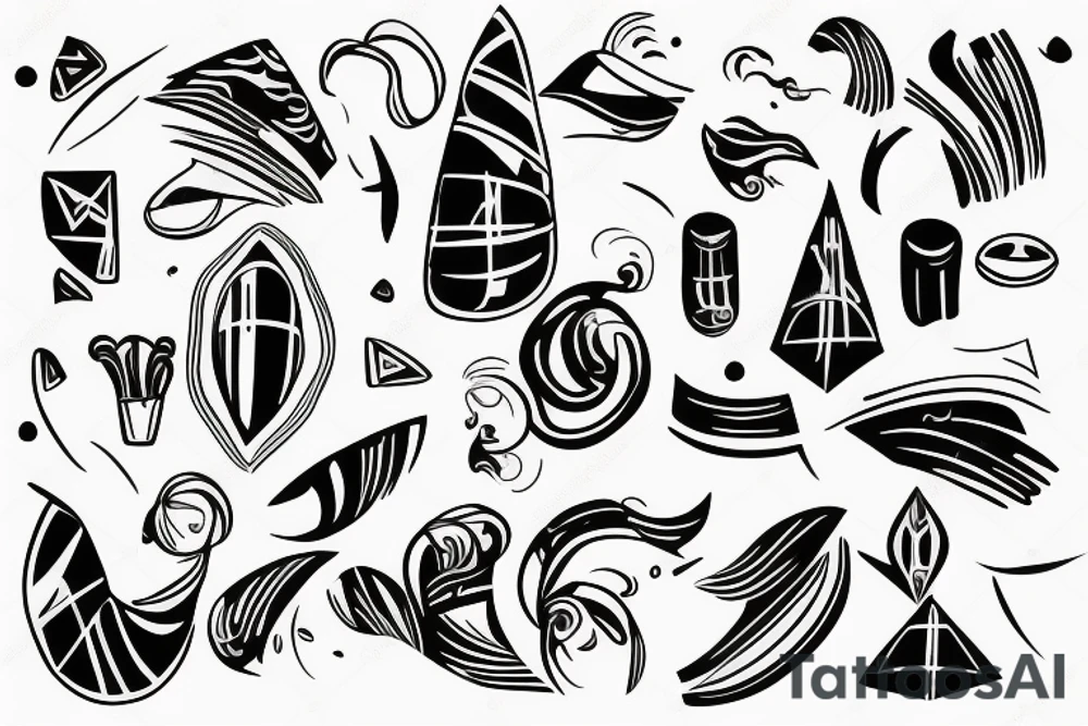 Fine line futuristic da Vincci with Valentina name tattoo idea