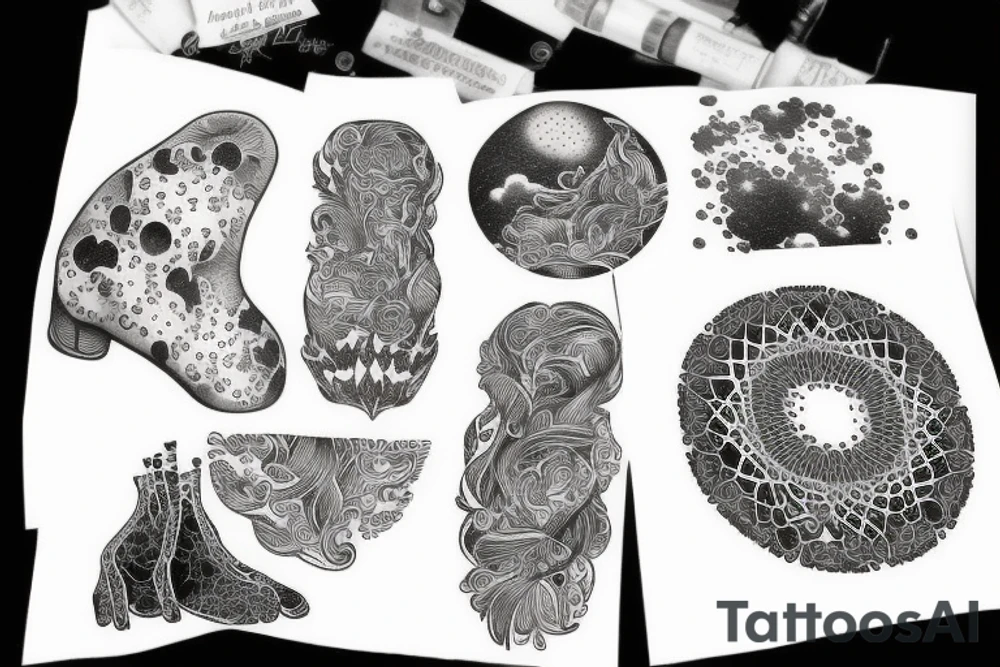 Wałęsa and Milky way tattoo idea