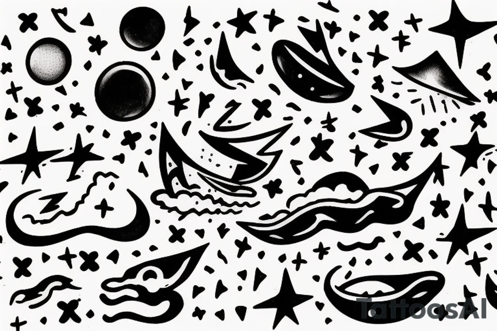 very small big dipper tattoo idea