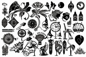 Map of Ukraine tattoo idea