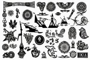Map of Ukraine tattoo idea