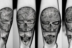 Map of Ukraine tattoo idea