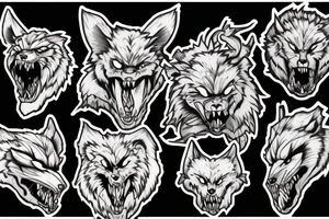 angry fenrir tattoo idea