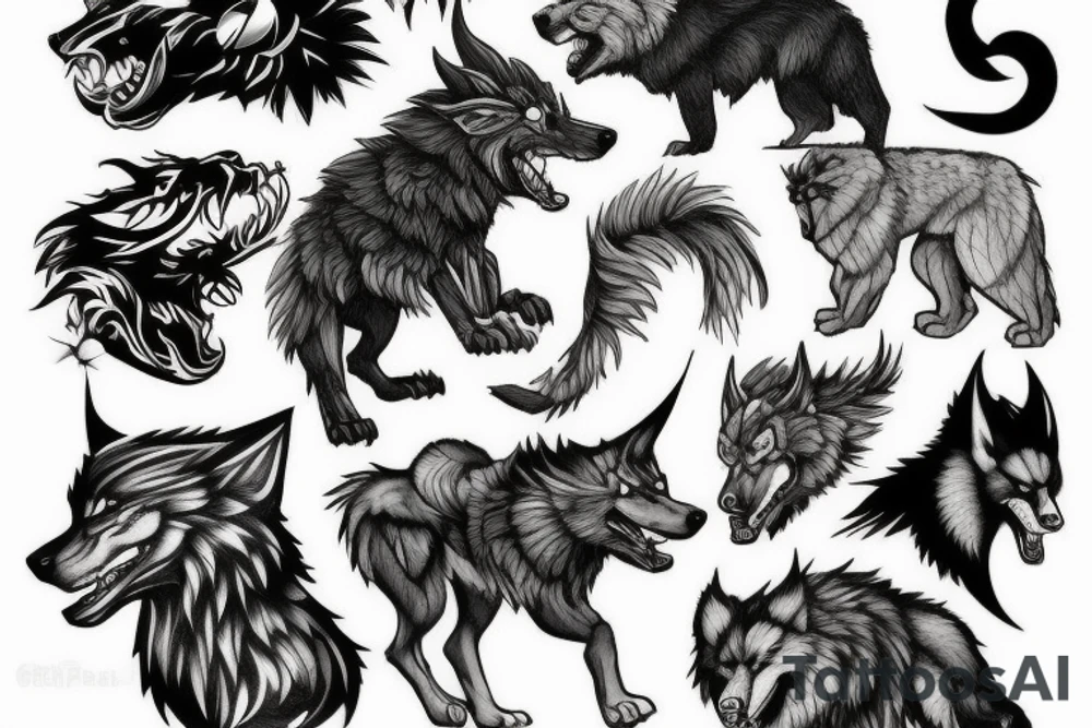 fenrir tattoo idea