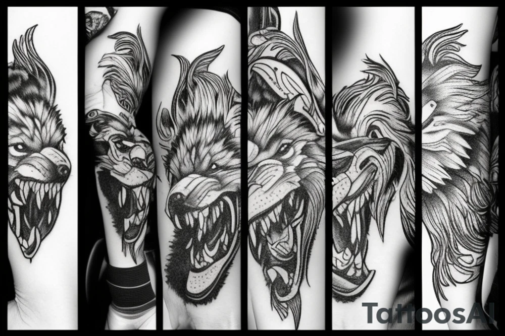 fenrir tattoo idea