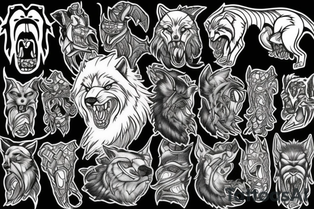 fenrir tattoo idea