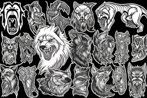fenrir tattoo idea