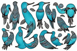 Bluefooted boobie tattoo idea