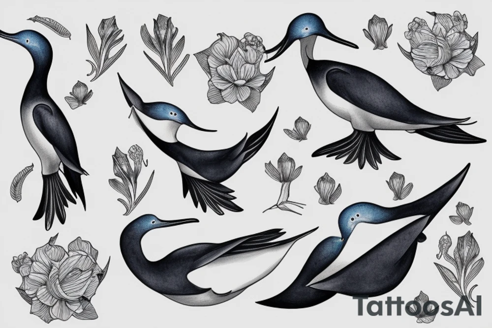 Bluefooted Boobie tattoo idea