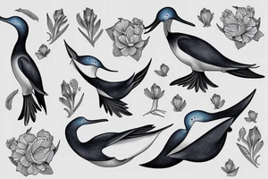 Bluefooted Boobie tattoo idea