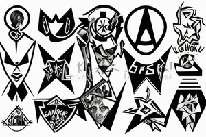 Legion of skanks logo tattoo idea