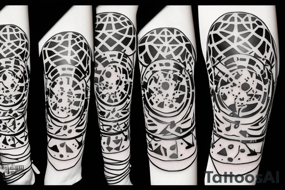 Rise against logo trash polka tattoo idea
