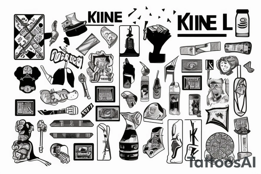 Ice nine kills trash polka tattoo idea