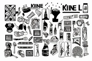 Ice nine kills trash polka tattoo idea