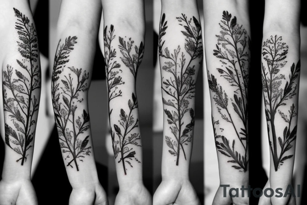 Floral background
Nature tattoo idea