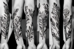 Floral background
Nature tattoo idea