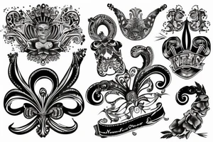 New Orleans inspired tattoo tattoo idea