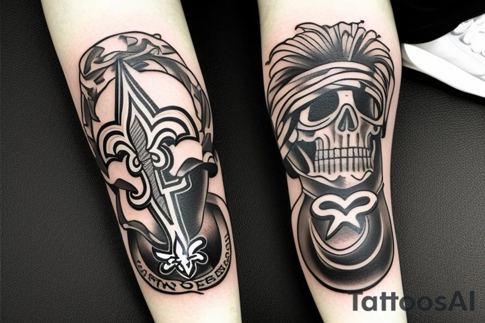 New Orleans Saints tattoo idea