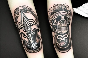 New Orleans Saints tattoo idea