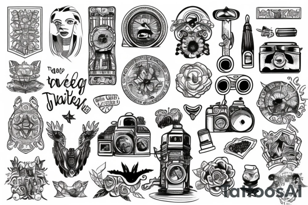 travelling tattoo idea