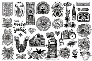 travelling tattoo idea