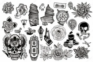 travelling tattoo idea
