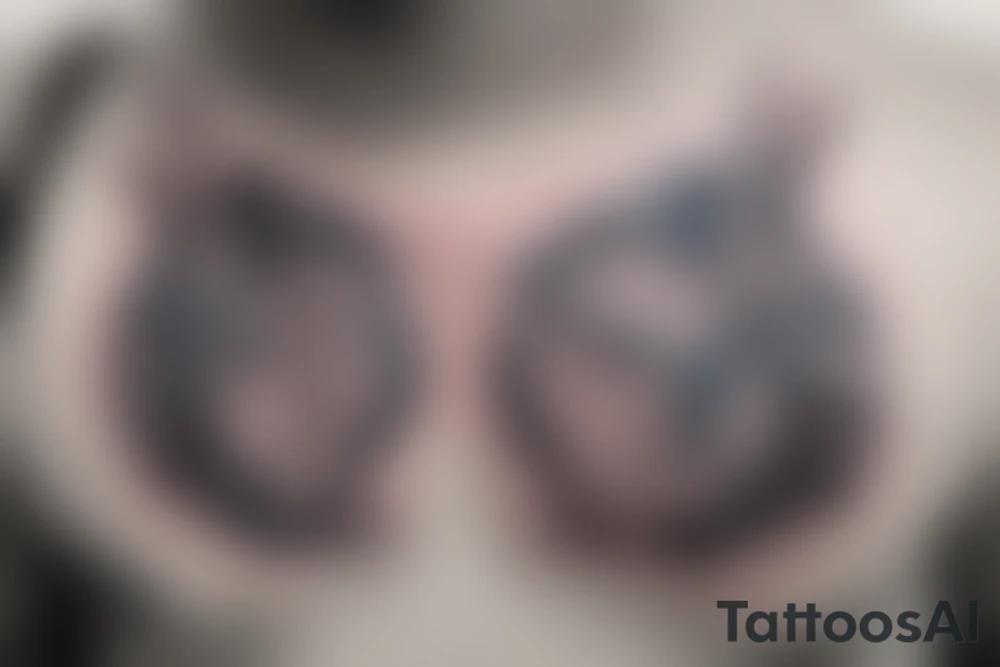 Sagittarius chest tattoo tattoo idea