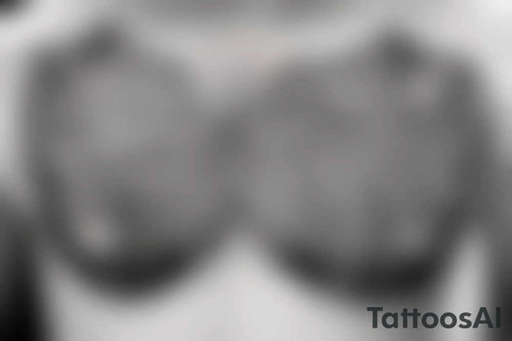 Sagittarius chest tattoo tattoo idea