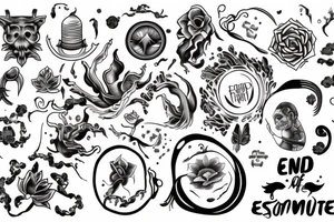 end - essence of return tattoo idea