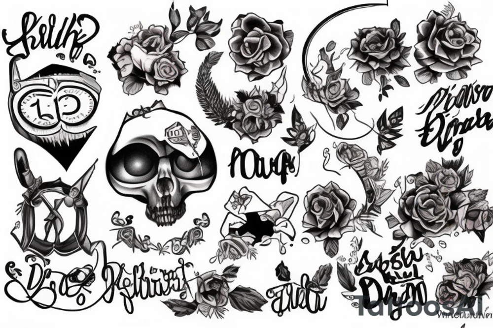 Still going strong after depression, Divorse and having an adhd bruin going 100 mph tattoo idea