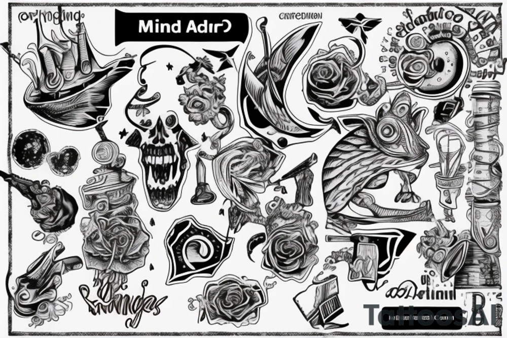 Adhd mind that can do anything tattoo idea