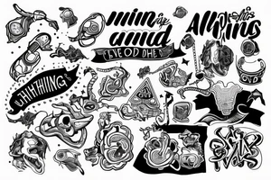 Adhd mind that can do anything tattoo idea
