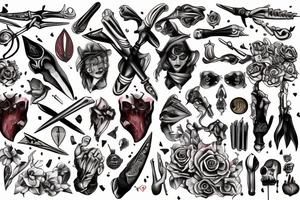 dagger tattoo idea