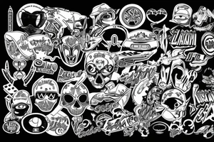 lebanon, edm music, cars tattoo idea