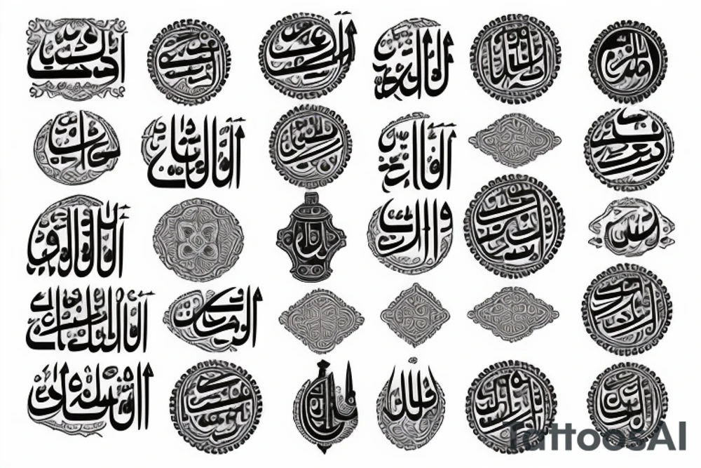 arabic tattoo idea