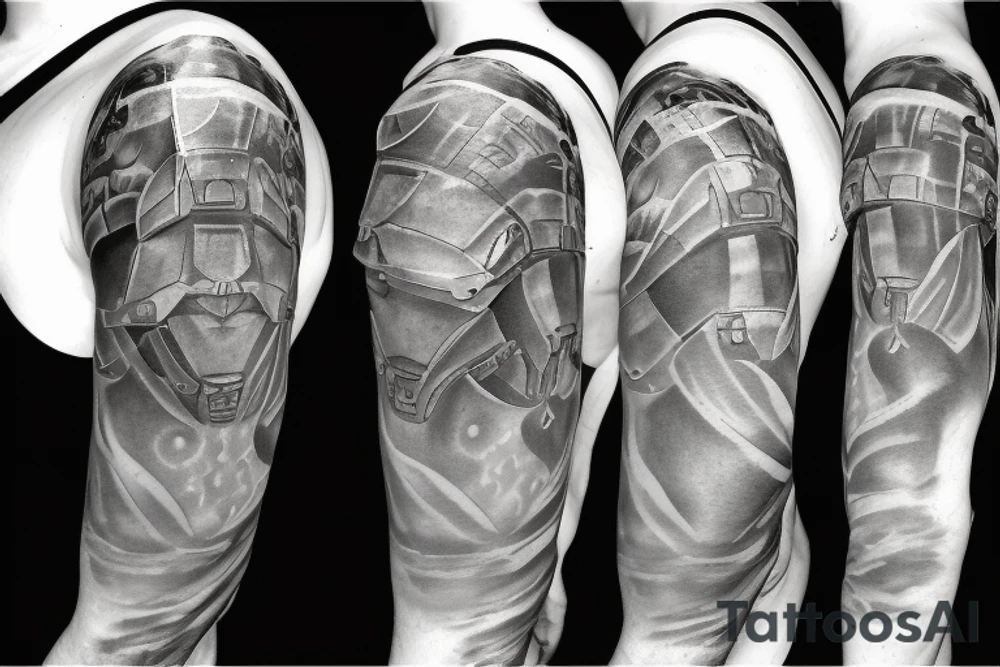 Master chief halo tattoo idea