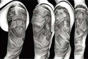 Master chief halo tattoo idea