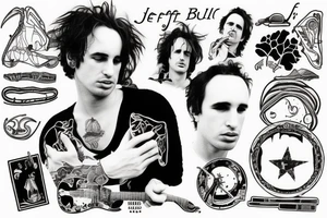 Jeff Buckley album cover tattoo idea